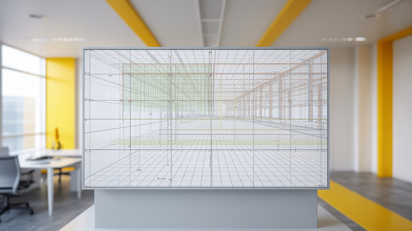 Visualisierung einer normgerechten Lichtplanung auf Basis von Rasterplanung im modernen Büro